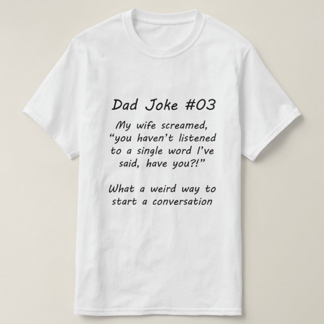 T-shirt Plaisanterie Papa #03 (A) (Design devant)