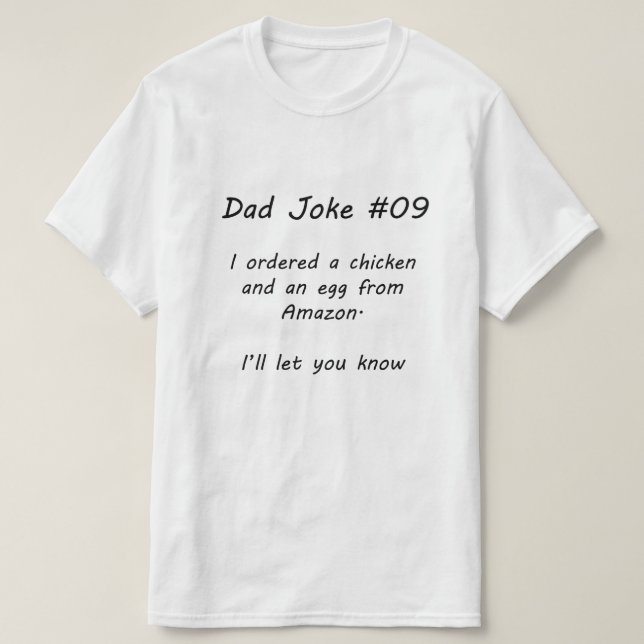 T-shirt Plaisanterie Papa #09 (A) (Design devant)