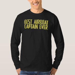 T-shirt Plaisanterie Sarcastique Meilleur Capitaine d'Aéro
