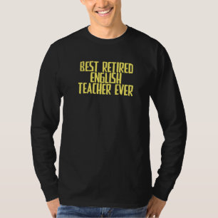 T-shirt Plaisanterie Sarcastique Meilleur Enseignant Angla