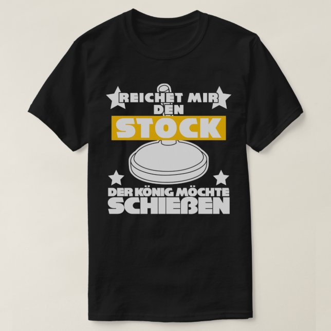 T-shirt Plaisanterie Stock de glace Stock tir Sport (Design devant)