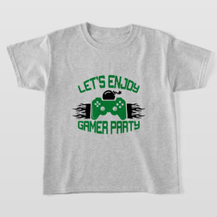 T-shirt plaisir de la fête des joueurs