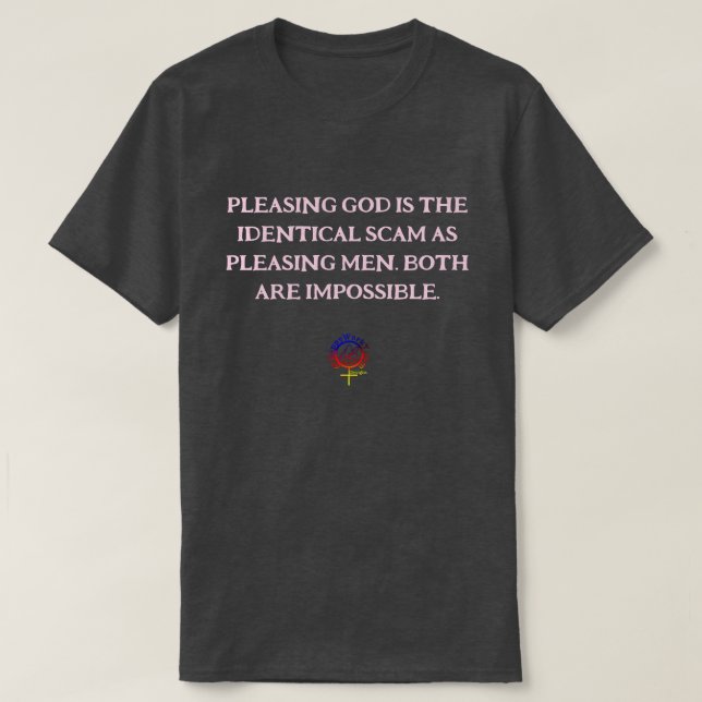 T-shirt PLAISIR DIEU ET HOMMES SCAM Unisex (Design devant)