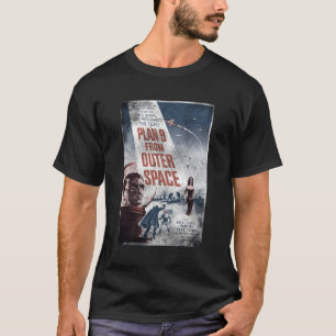 T-shirt Plan 9 du ventilateur de film spatial