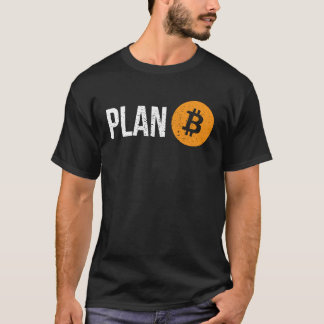 T-shirt Plan B Bitcoin Vintage Crypto Devise Commerce