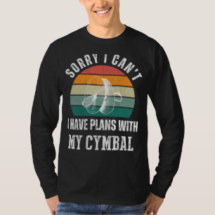 T-shirt Plan Cymbal Tee : Embrassez Humour et Cool percuss