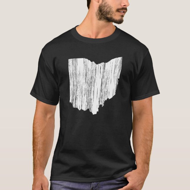 T-shirt Plan de l'État de l'Ohio en état de troubles (Devant)