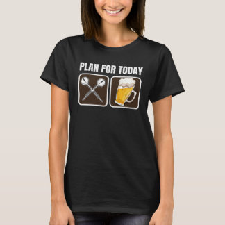 T-shirt Plan de loisirs de fléchettes pour joueur de fléch