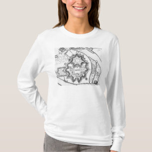 T-shirt Plan de Mannheim, Allemagne 1690