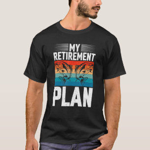 T-shirt Plan de retraite Papa et Grand-père pêcheurs