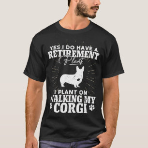 T-shirt Plan de retraite Promenade de chiens Propriétaire
