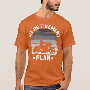 T-shirt Plan de retraite Vintage pour les hommes Amour mot