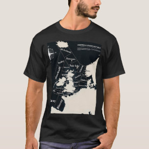 T-shirt Plan des prévisions d'expédition