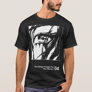 T-shirt Plan d'évasion Dillinger Desig graphique minimalis