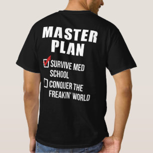 T-shirt Plan directeur de l'obtention d'un diplôme d'étu