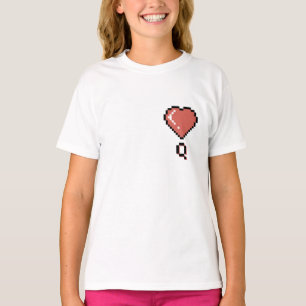 T-shirt Plan noir de la reine du coeur