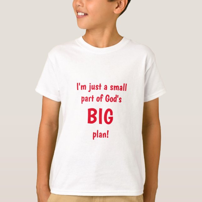 T-shirt Plan personnalisé de Dieu (Devant)