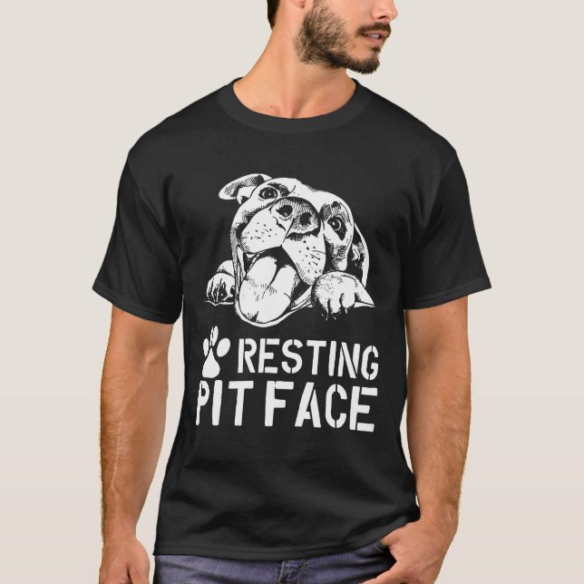 T-shirt Plan Pitbull - Secourt de la face du point de repo (Devant)