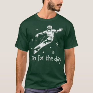 T-shirt Plan Pour La Journée Snowboard Cadeaux Snowboard S