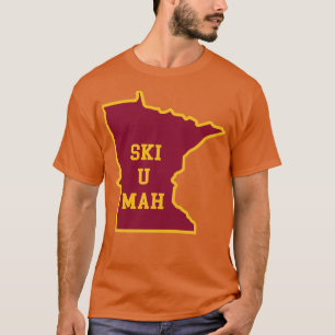 T-shirt Plan Ski U Mah MN