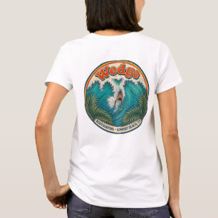T-shirt Planche à corps sur le WEDGE, Newport Beach, Ca