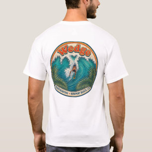 T-shirt Planche à corps sur The Wedge - Newport Beach