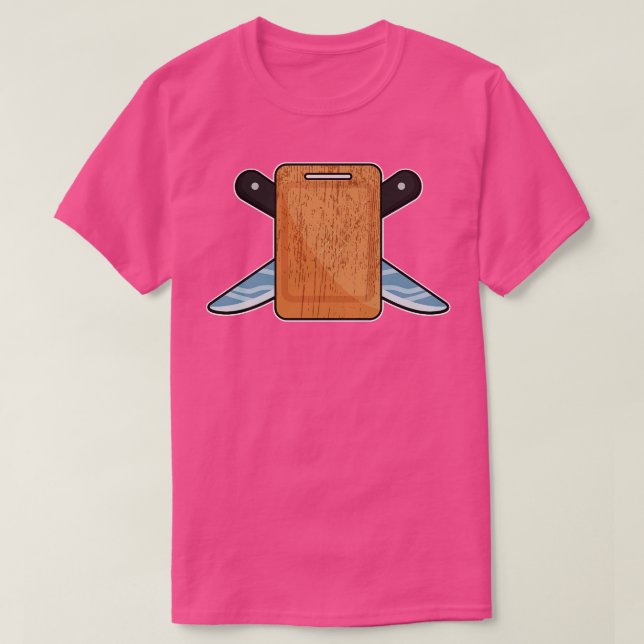 T-shirt Planche à coudre avec couteau (Design devant)