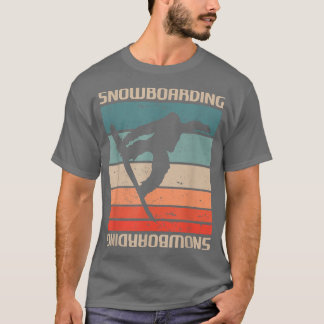 T-shirt Planche à neige Rétro Vintage Classique Snowboardi