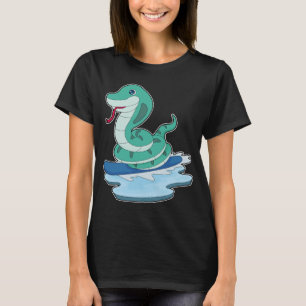 T-shirt Planche à neige serpent sports d'hiver