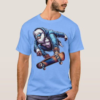 T-shirt Planche à roulettes de style urbain