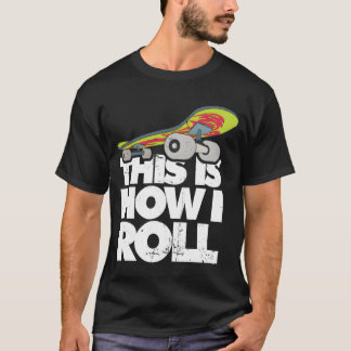 T-shirt planche à roulettes Halfpiperic Sports Etrèmes pla