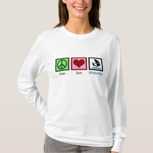 T-shirt Planche à voile d'amour de paix