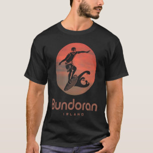 T-shirt planche à voile Irlande surf surfeur Bundora