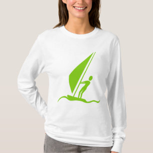 T-shirt Planche à voile - Vert Martien