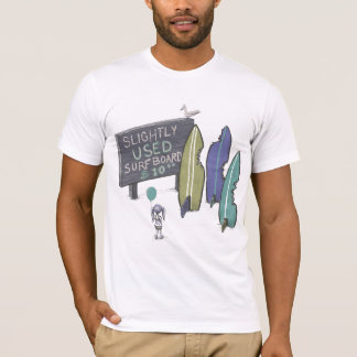 T-shirt Planches de surf légèrement utilisées
