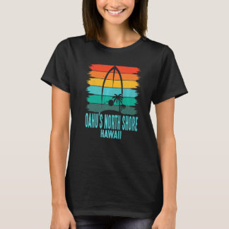 T-shirt Planchiste Planche de surf Côte Nord d'Oahu Surfeu