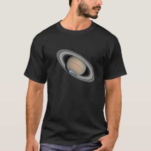 T-shirt Planet Saturn Aurora et anneaux