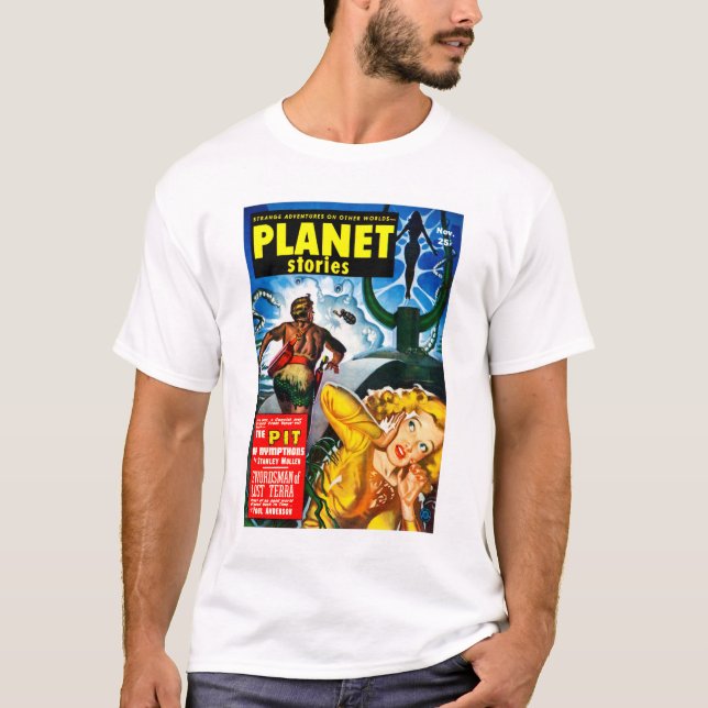 T-shirt Planet Stories (nov. 1951) (Devant)