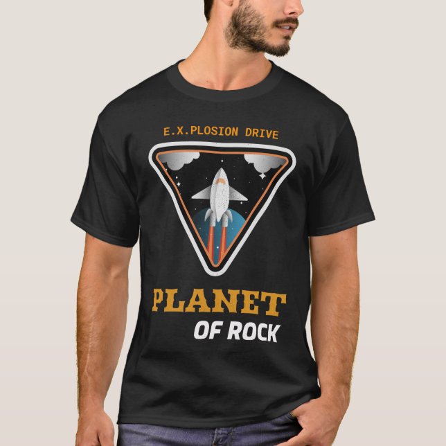 T-shirt Planète de Rock VI (Devant)