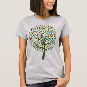 T-shirt Planète écologique de l'arbre vert