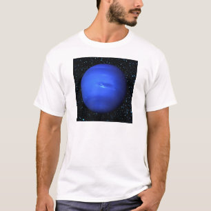 T-shirt PLANÈTE NEPTUNE avec l'arrière - plan d'étoile