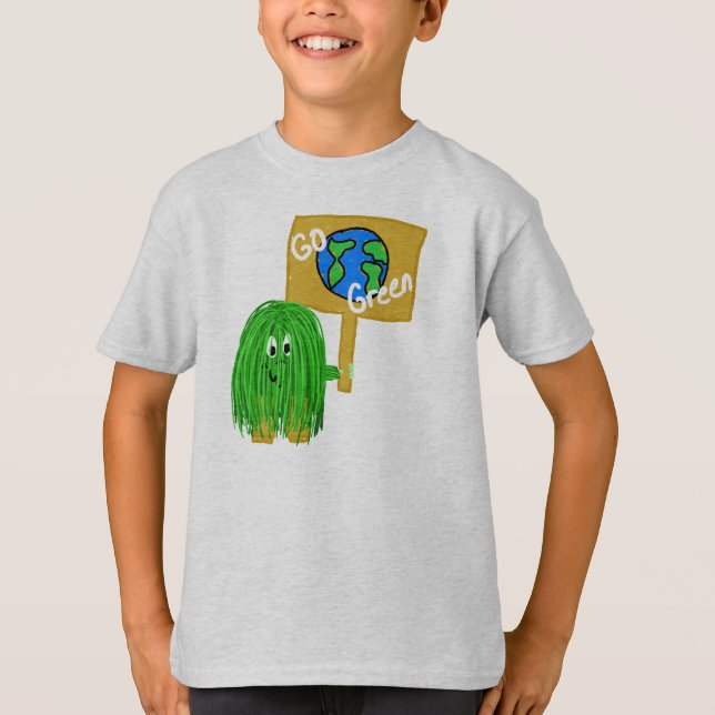 T-shirt Planète verte de devenez écolo (Devant)