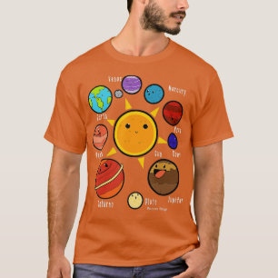 T-shirt Planètes Astronomie Universelle Science Education