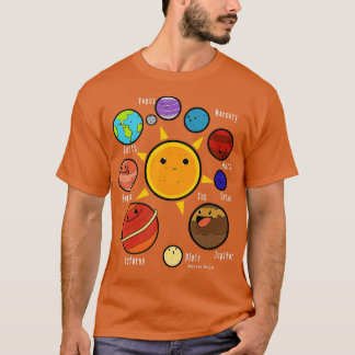 T-shirt Planètes Astronomie Universelle Science Education