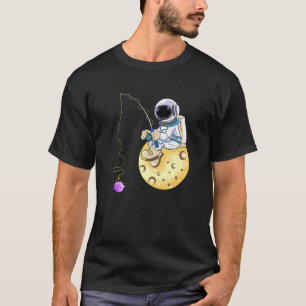 T-shirt Planètes de pêche astronautes pour le fromage