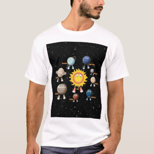 T-shirt Planètes et le système solaire