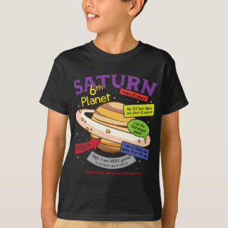 T-shirt Planètes parfaites, Enseignants - Saturne, pour Sy