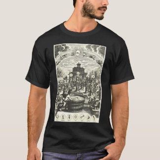 T-shirt Planètes personnifiées - Engraving Anciennes
