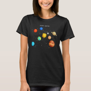 T-shirt Planètes Solaires Espace Solaire Et Science