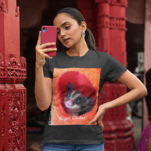 T-shirt Planeur à sucre en Orange Hanging Lit